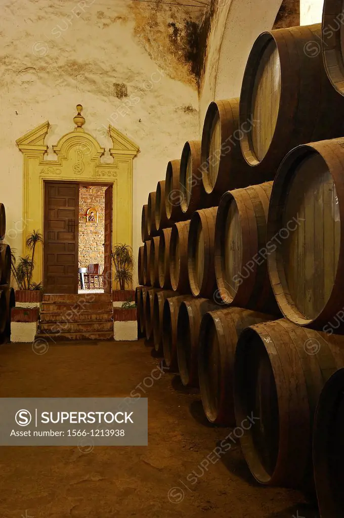 Montilla, Perez Barquero Wine Cellar, Montilla-Moriles Wine Route, Cordoba, Andalusia, Spain.
