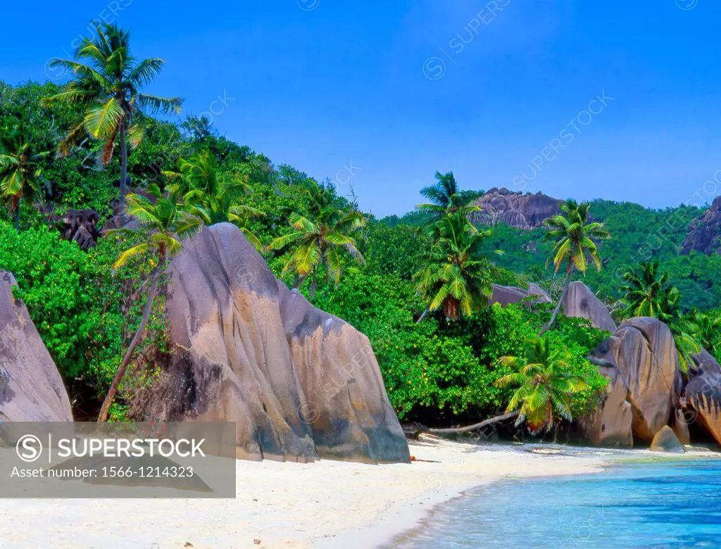 Seychelles, La Digue, Anse Source d´Argent, beach,