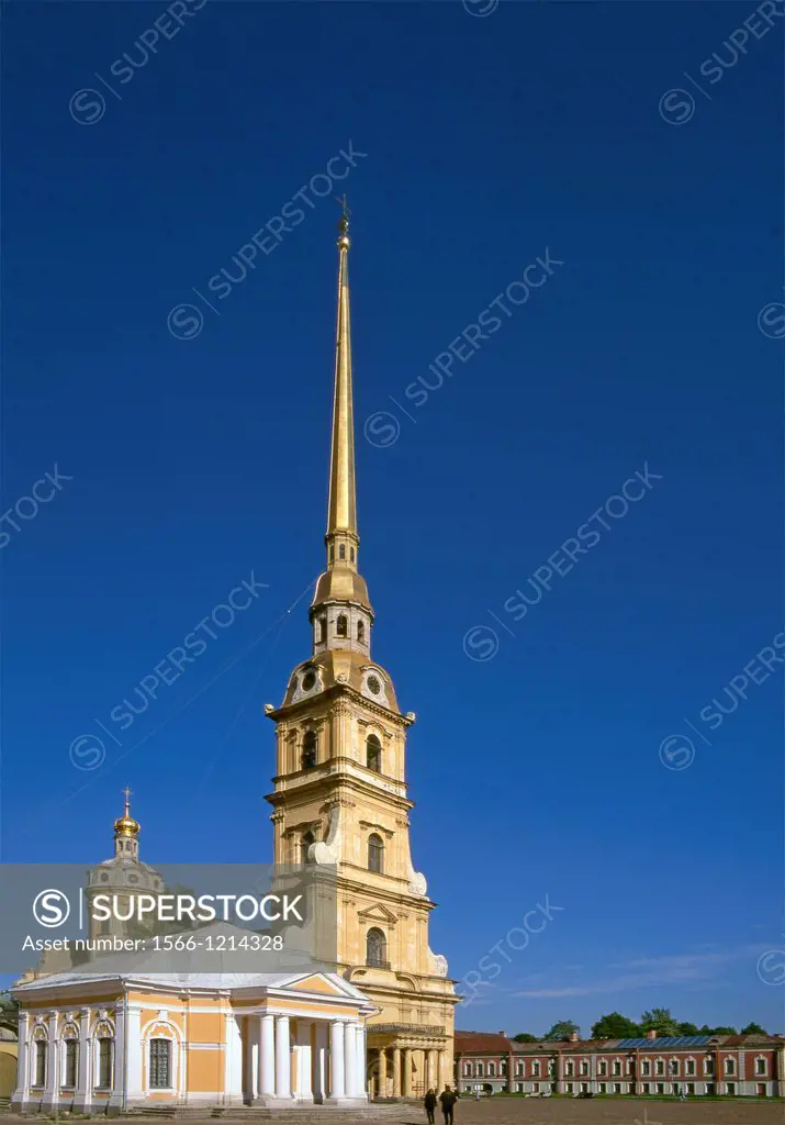 Russia, St Petersburg, SS Peter and Paul Cathedral,
