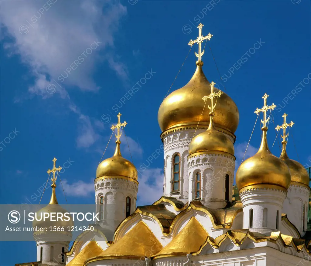 Russia, Moscow, Kremlin, Cathedral of the Annunciation,