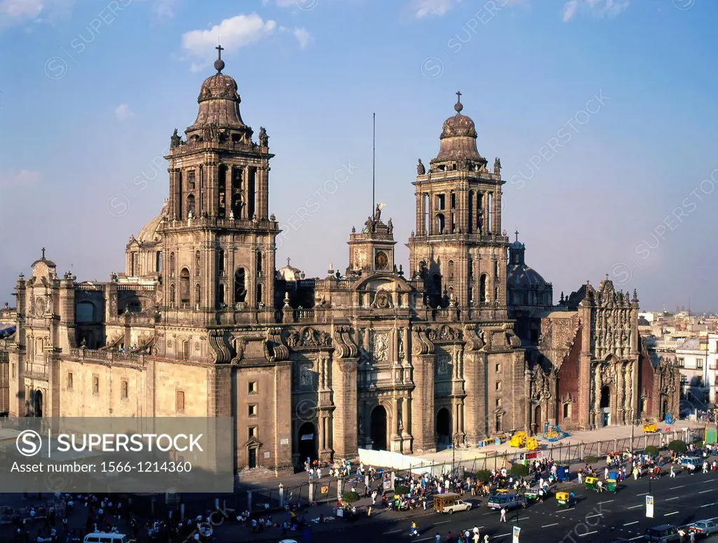 Mexico, Mexico City, Metropolitan Cathedral,