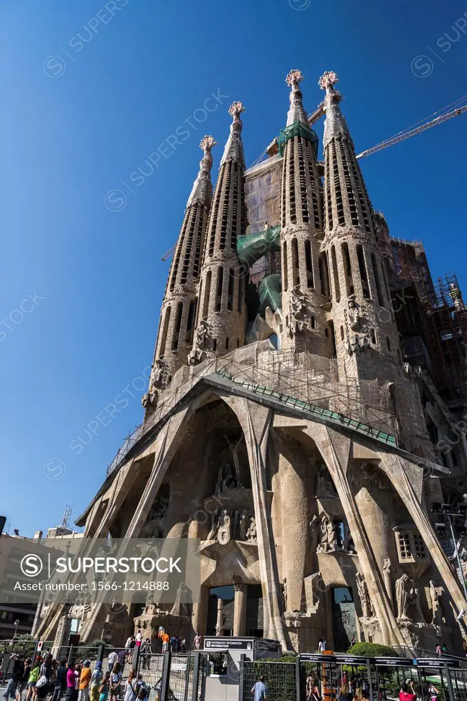 Sagrada Família by Antoni Gaudí in Barcelona