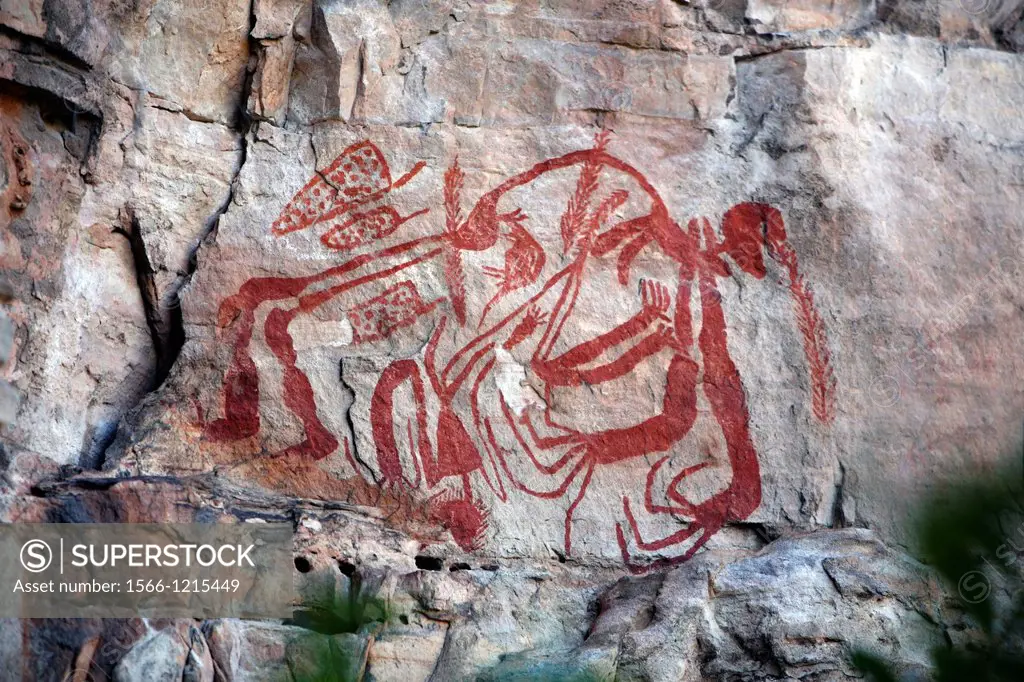 Ubirr Aboriginal rock art site in Kakadu National Park, Northern Territory, Australia
