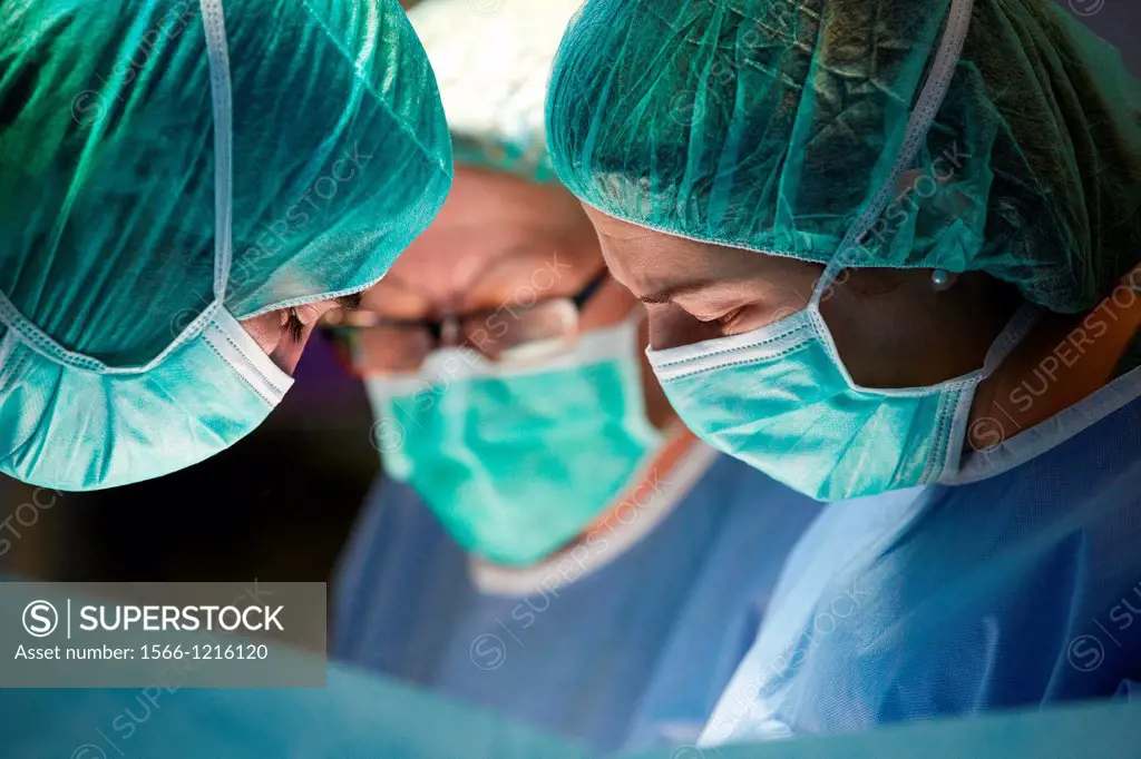 Intervention prostate, Urology operating room, Surgery, Hospital Donostia, San Sebastian, Gipuzkoa, Basque Country, Spain