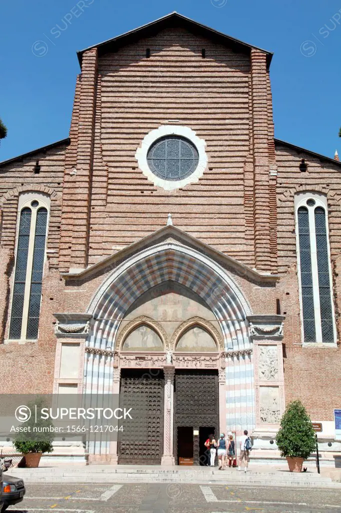 Santa Anastasia Church, Verona, Veneto, Italy