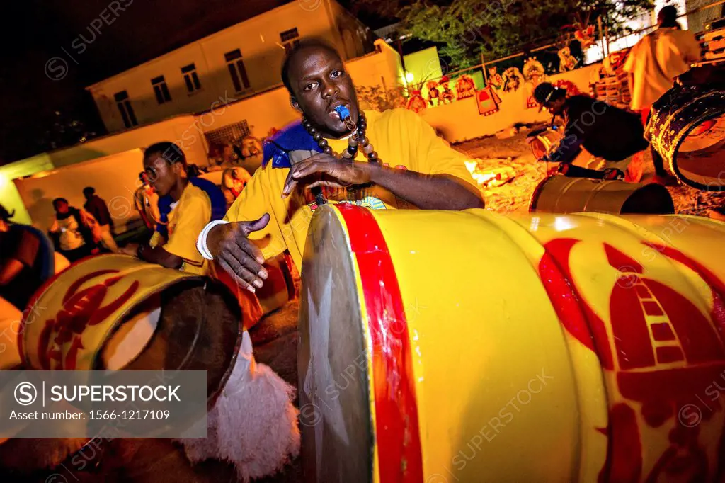 Costumed dancers celebrate the New Year with the Junkanoo Parade on January 1, 2013 in Nassau, Bahamas  The carnival like festival is celebrated in th...