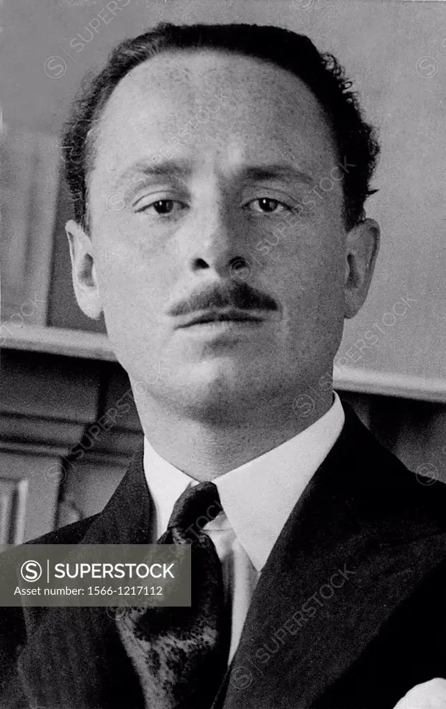 Sir Oswald Mosley  Sir Oswald Moseley leader of the British Union of Fascists  Image from the archives of Press Portrait Service formerly The Press Po...
