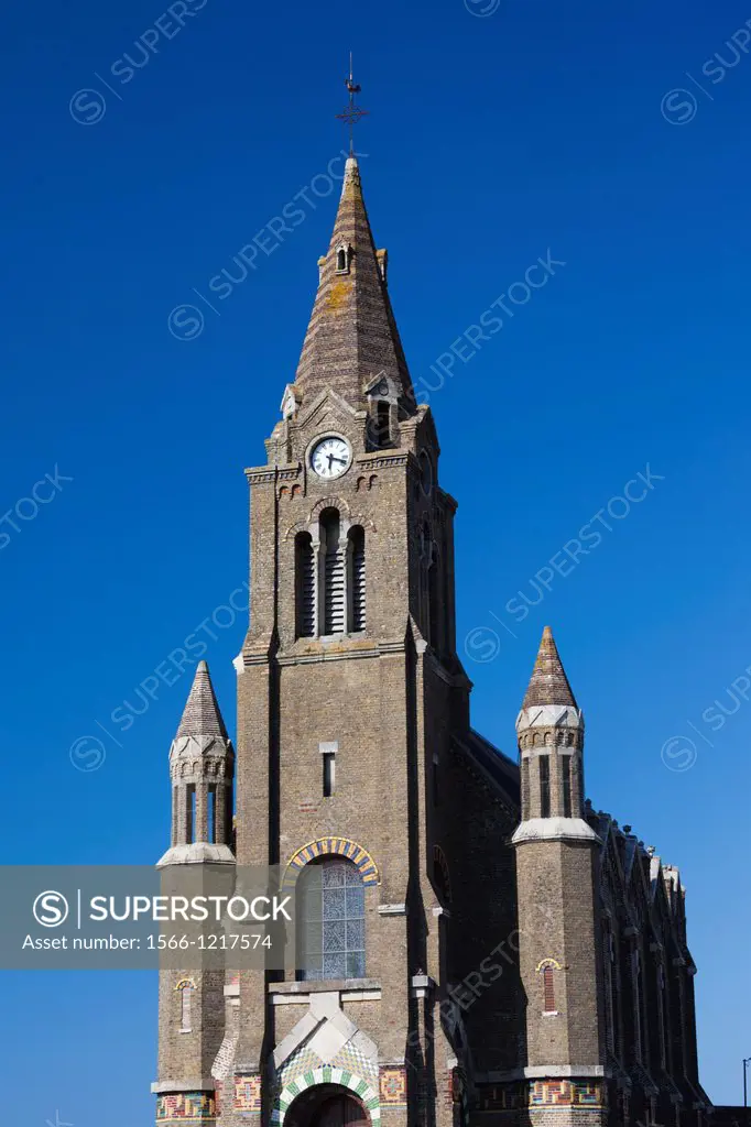 France, Normandy Region, Seine-Maritime Department, Dieppe, Eglise Notre Dame de Bon Secours church