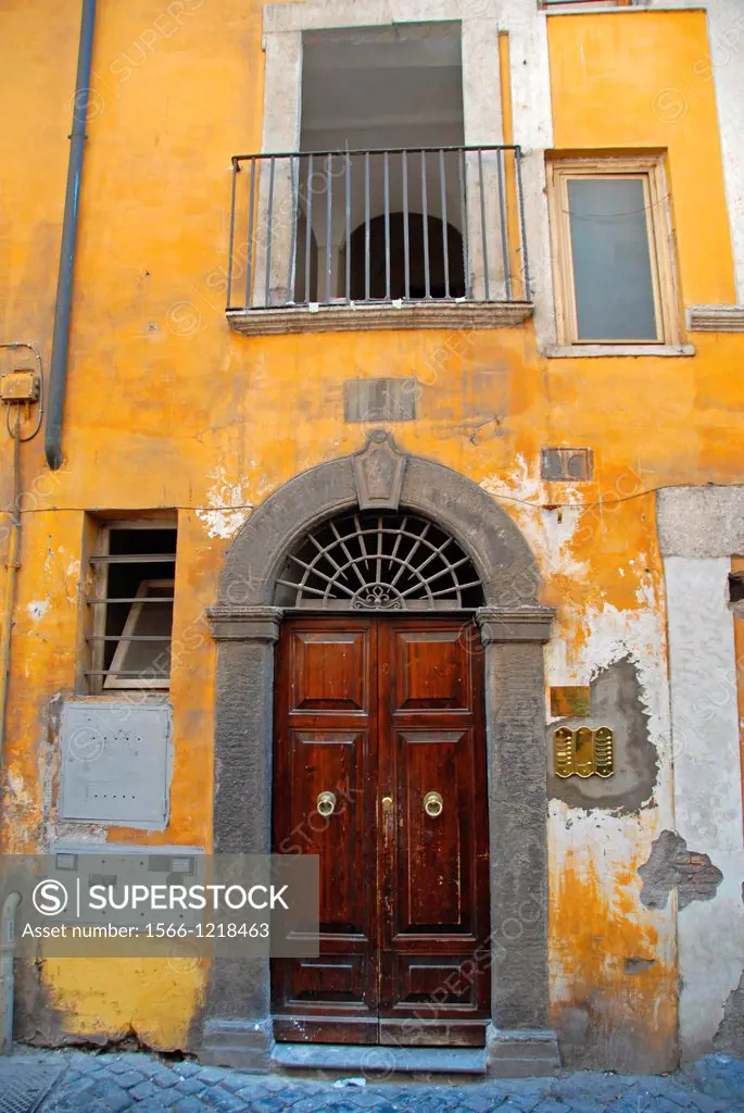 Entrance to the Relais Fori Imperiali hotel on Via Madonna Dei Monti near the IMperial Forum  Rome, lazio, Italy, Europe.