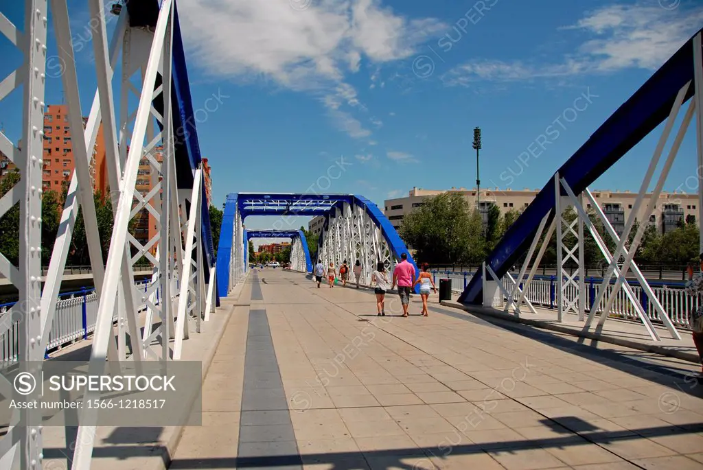 Puente del Pilar  Zaragoza, Aragón, Spain, Europe