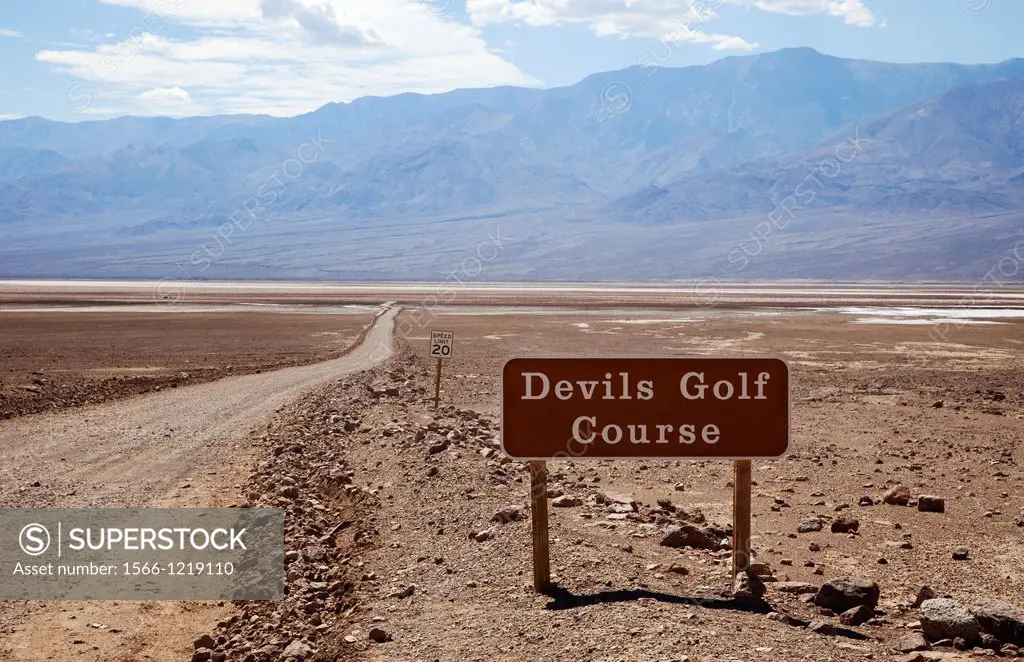 The Devil´s Golf Course in Death Valley NP, USA