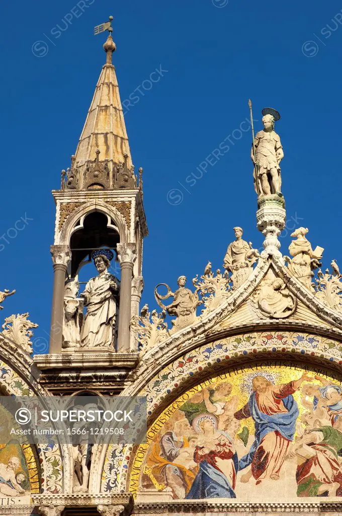 Front of Saint Marks Basilica - Venice - Italy