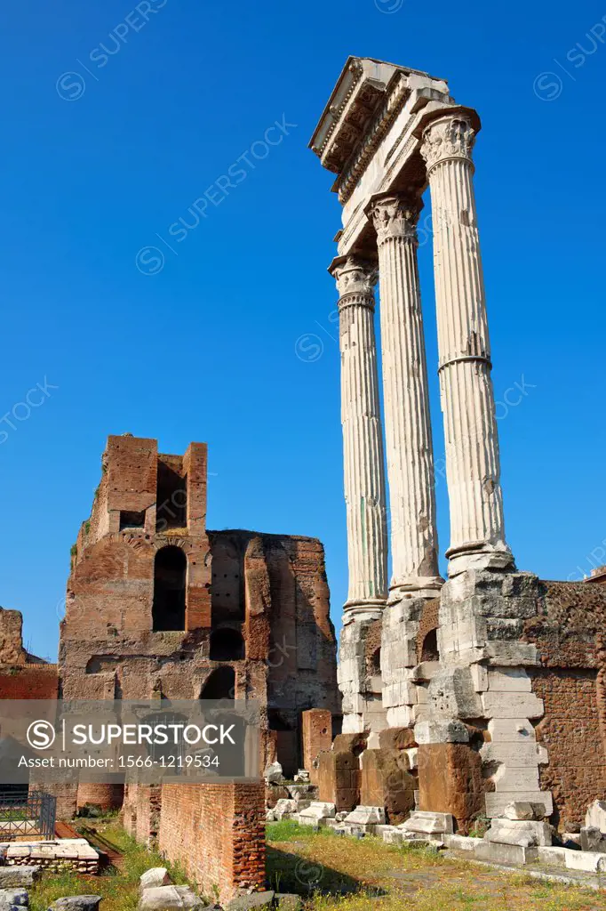 Columns in the Forum Rome