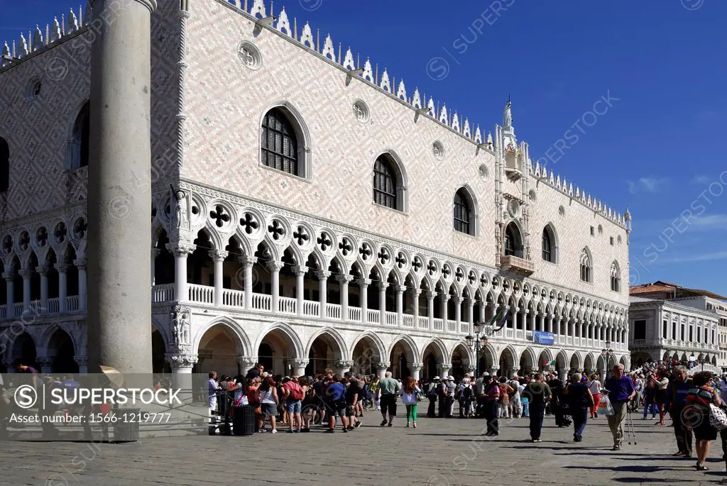 Doge´s Palace in Venice - Palazzo Ducale - Caution: For the editorial use only  Not for advertising or other commercial use!