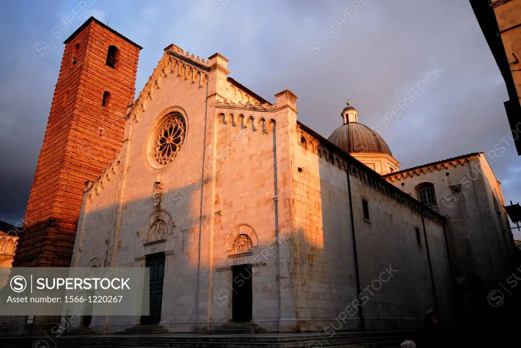 Cathedral of Pietrasanta in Lucca province, Tuscany, Italy