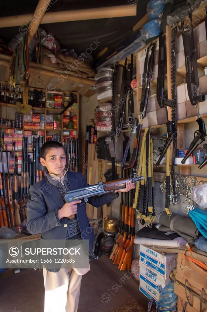 in Kabul, one can buy any type of gun on the market