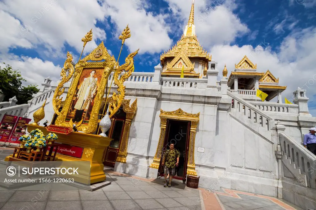 Temple of Wat Traimit Golden Buddha  Bangkok, Thailand