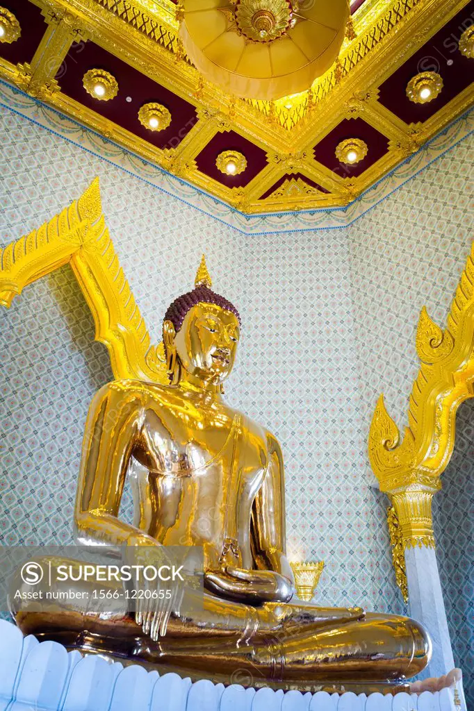 Buddha statue  Temple of Wat Traimit Golden Buddha  Bangkok, Thailand
