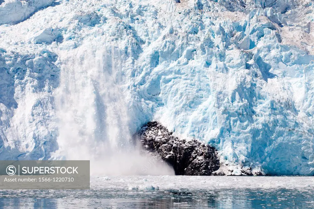 Holgate Glacier in Aialik bay, Kenai Fjords National Park, Alaska, U S A