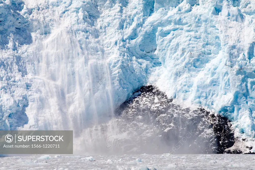 Holgate Glacier in Aialik bay, Kenai Fjords National Park, Alaska, U S A