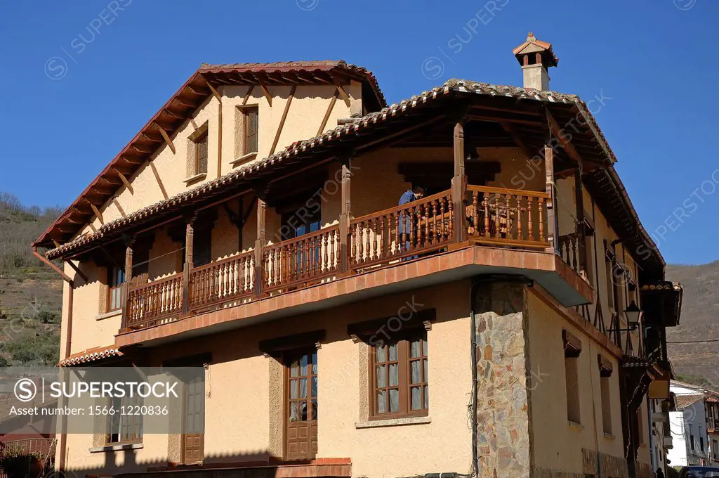 Typical architecture, Pasaron de la Vera, Caceres-province, Spain,