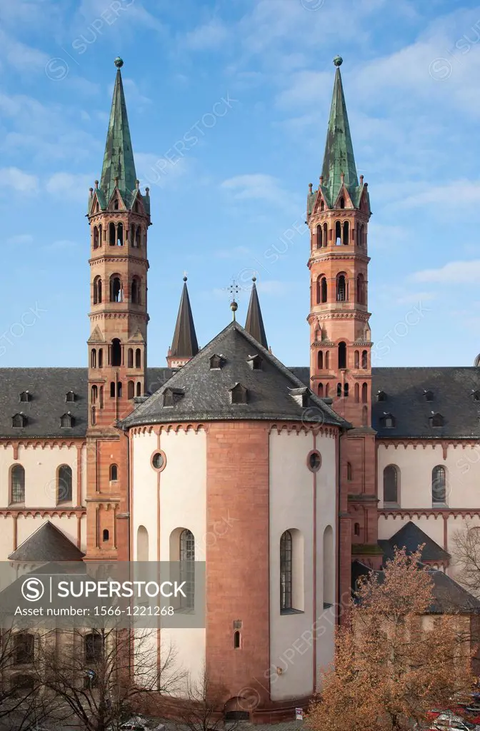 Kilian Cathedral, East Choir and Towers, Würzburg, Bavaria, Germany