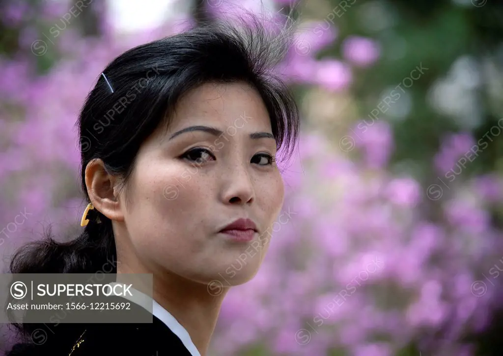 North Korean Woman, North Korea.