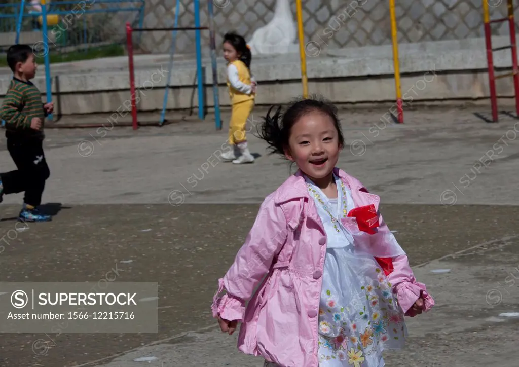 Young Girl In Kwangbok School, Pyongyang, North Korea