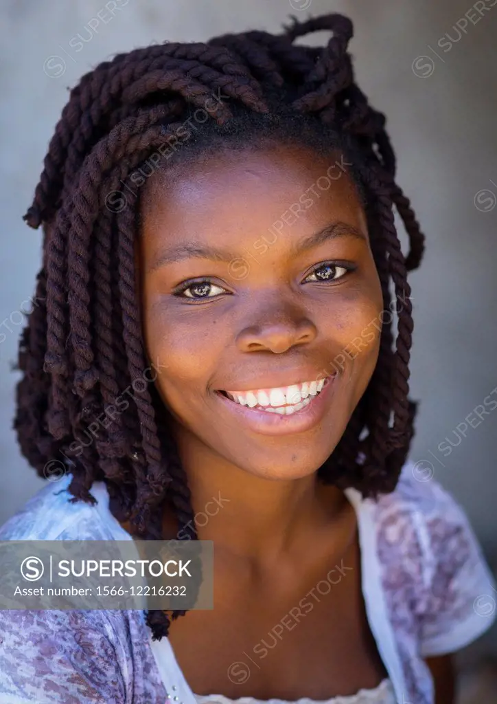 Beautiful Young Woman, Island Of Mozambique, Mozambique