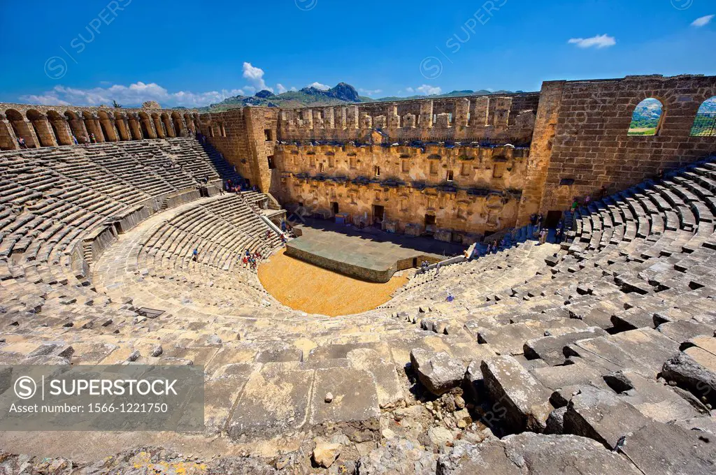 The Roman Theatre of Aspendos, Turkey  Built in 155 AD during the rule of Marcus Aurelius, Aspendos Theatre is the best preserved ancient theatre in A...