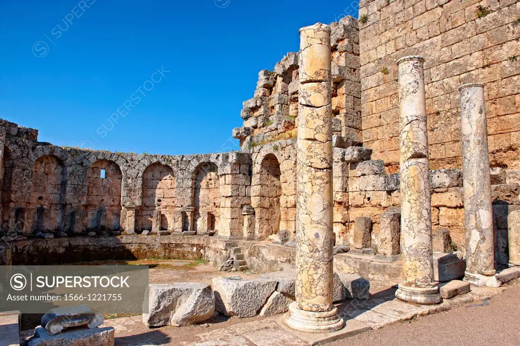 Roman Southern baths of Perge Perga archaeological site, Turkey