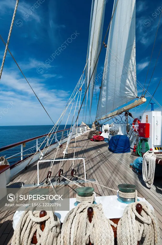 Star Flyer sailing cruise ship, Costa Rica.