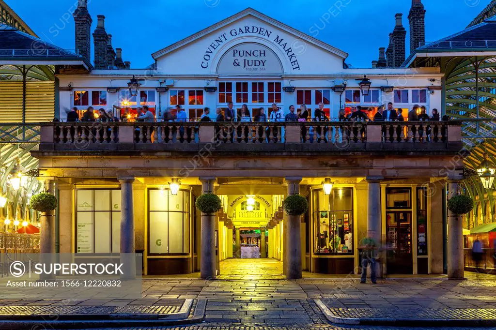 The Punch and Judy Pub, Covent Garden, London.
