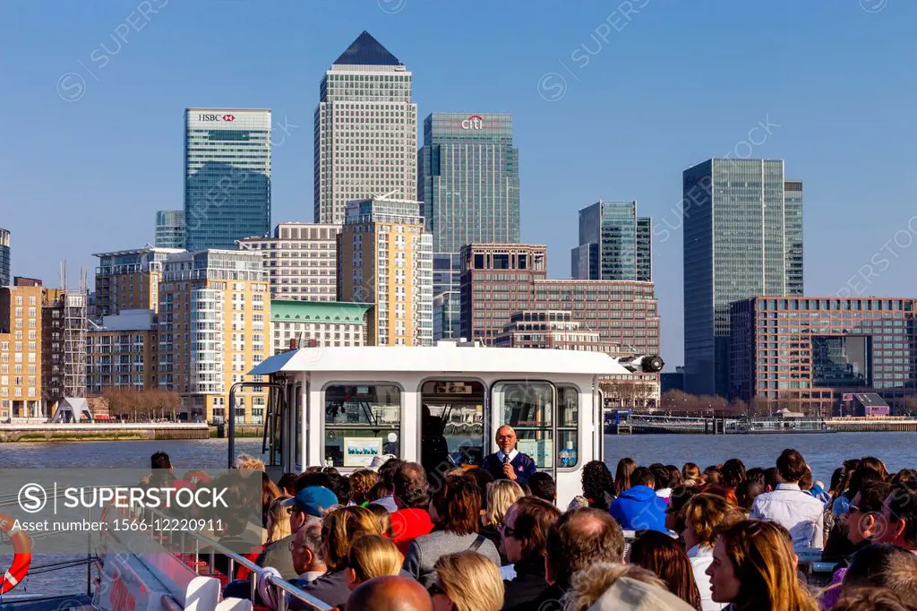 Thames River Cruise, River Thames, London, England.