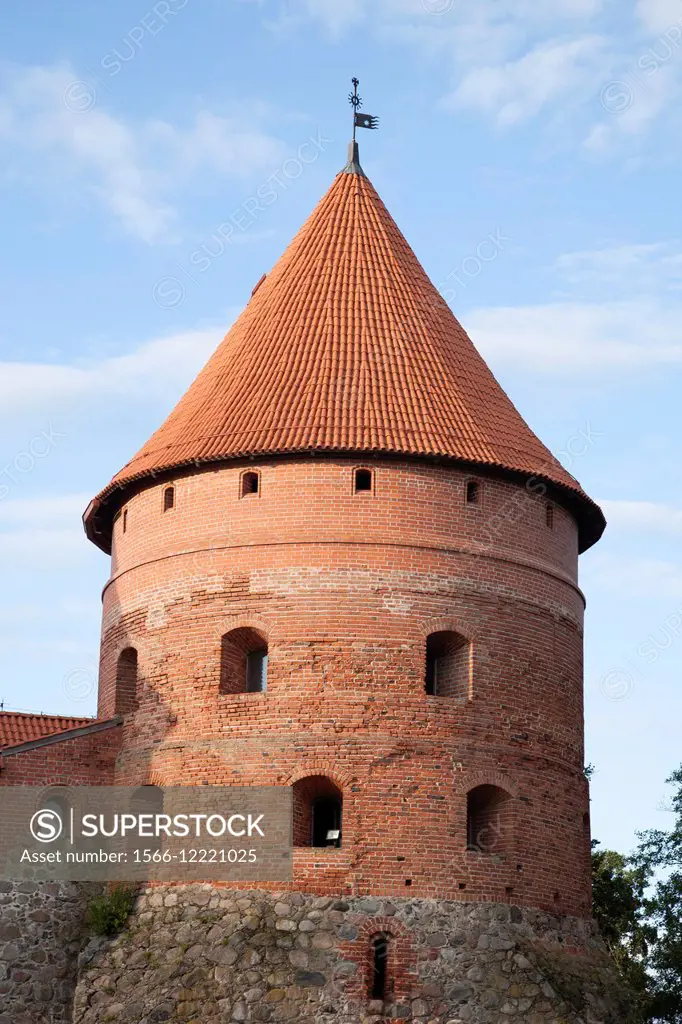 Island Castle; Trakai; Vilnius; Lithuania.