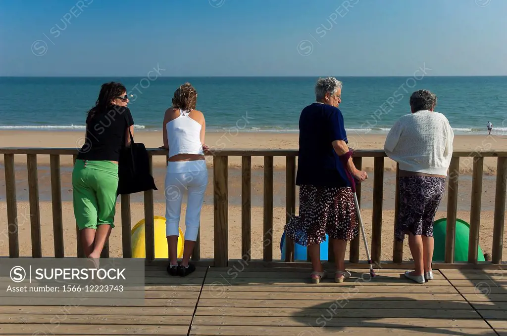Islantilla beach, Lepe, Huelva province, Region of Andalusia, Spain, Europe.