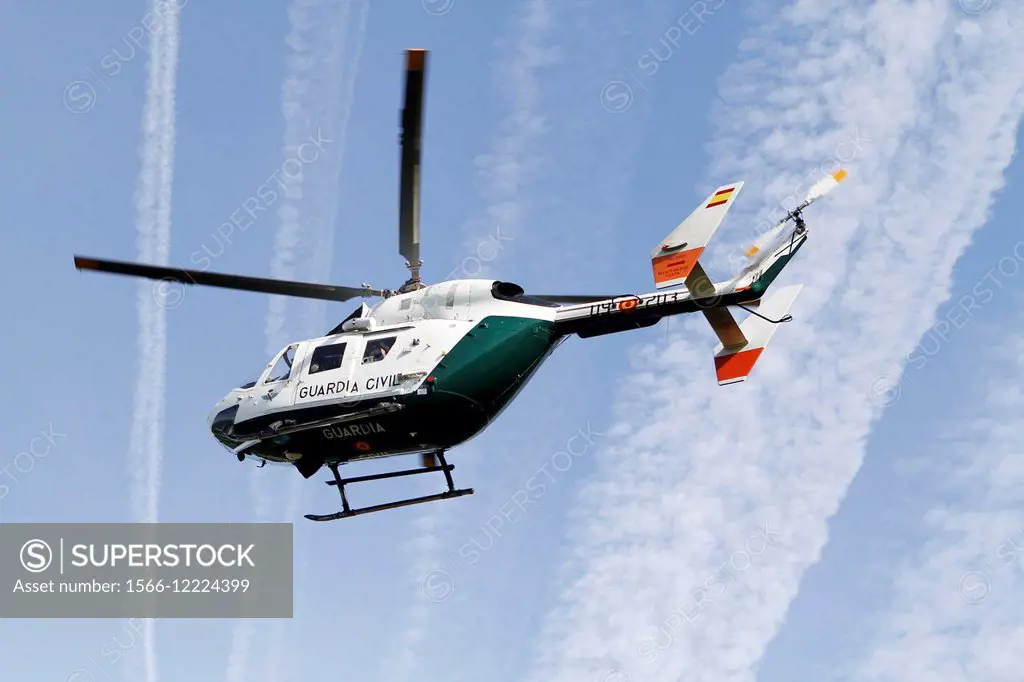 the police helicopter
