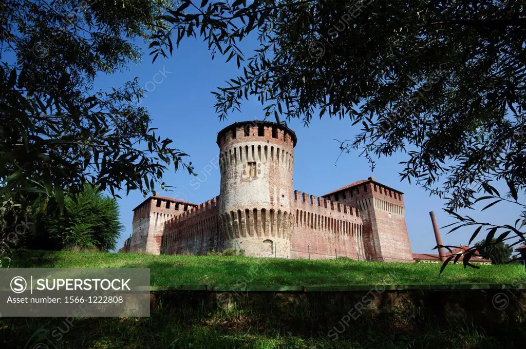 Italy, Lombardy, Soncino, Rocca Sforzesca, Castle