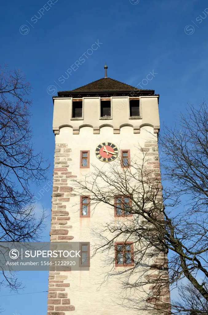 Sankt Johann Tor bell tower, Basel, Switzerland
