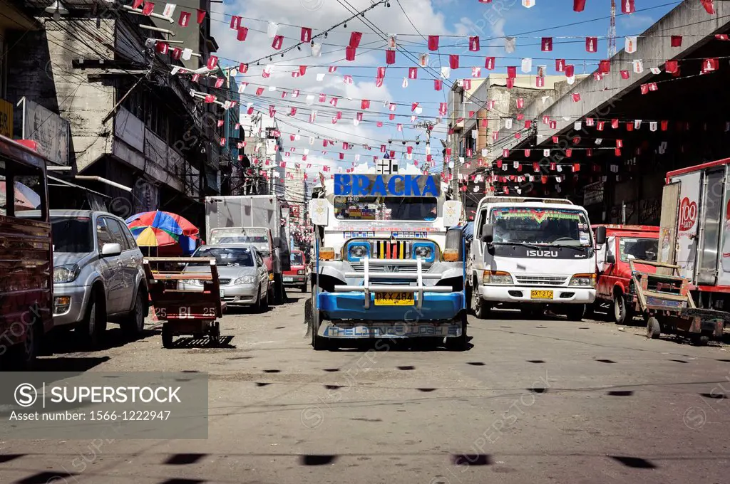 Jeepney on the streets of Cebu, Philippines, South East Asia
