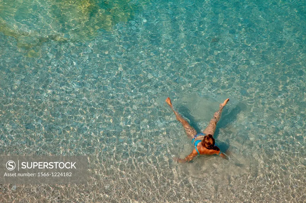 Greece, Ionian, Lefkada, Porto Katsiki beach
