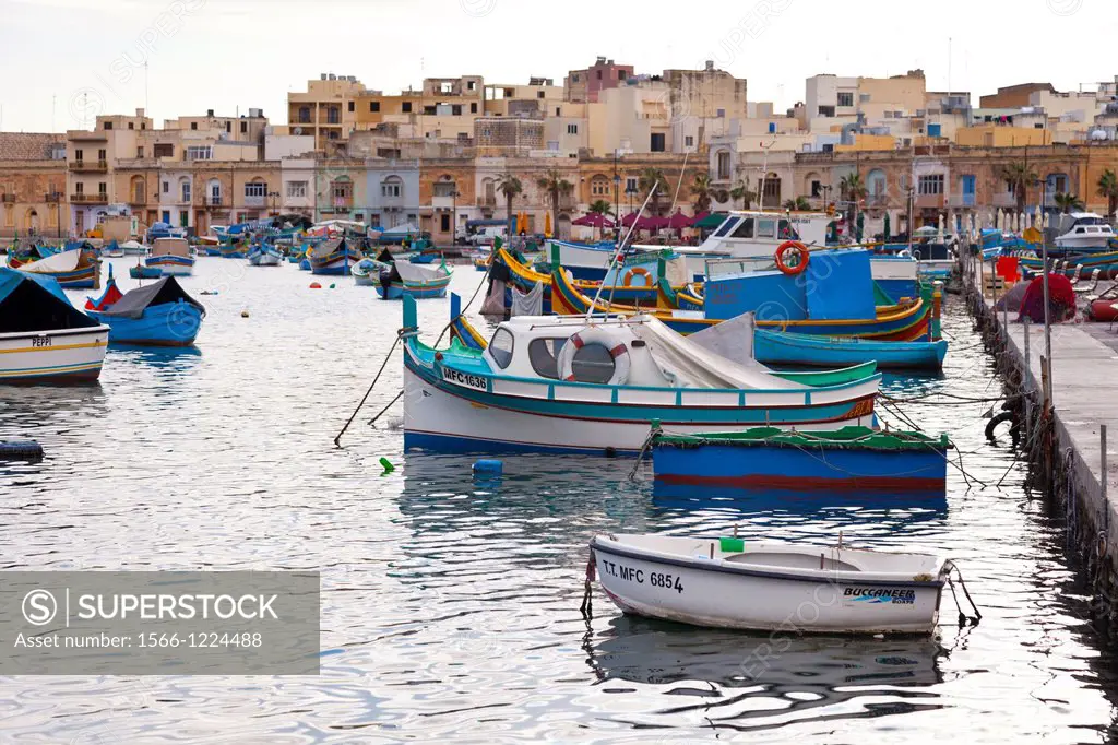 Marsaxlokk Fishing Village, Malta Island, Malta, Europe.