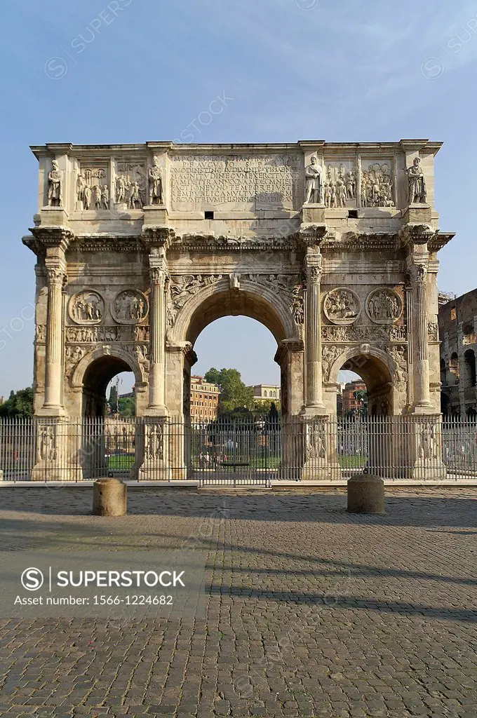 Rome Italy  Arch of Constantine near the Roman Forum