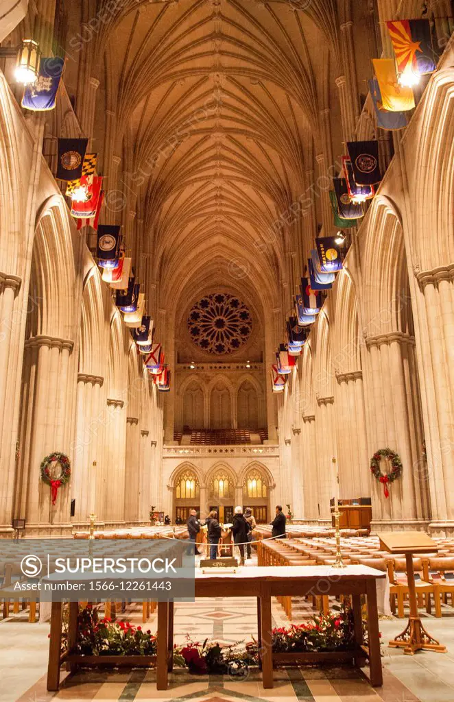 Washington National Cathedral or the Cathedral Church of Saint Peter and Saint Paul in the City and Diocese of Washington, Washington DC, United State...
