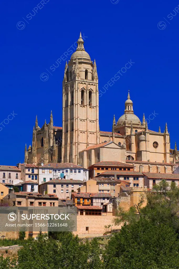Cathedral, Segovia, Castilla-Leon, Spain.