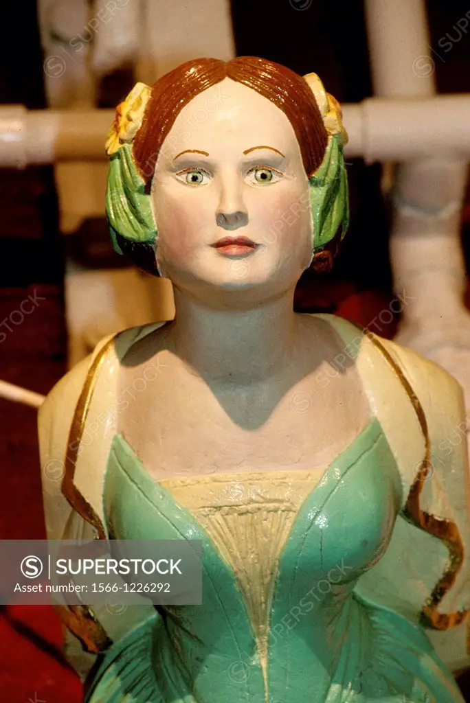 UNITED KINGDOM LONDON GREENWICH CUTTY SARK CLIPPER WHERE HAS BEEN SETTLED A FIGUREHEADS MUSEUM