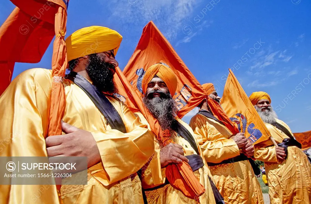 Sikhs demonstrate  London  England