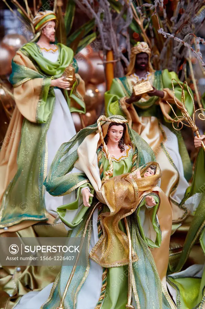 Nativity, Christmas decoration, Christmas Shopping.