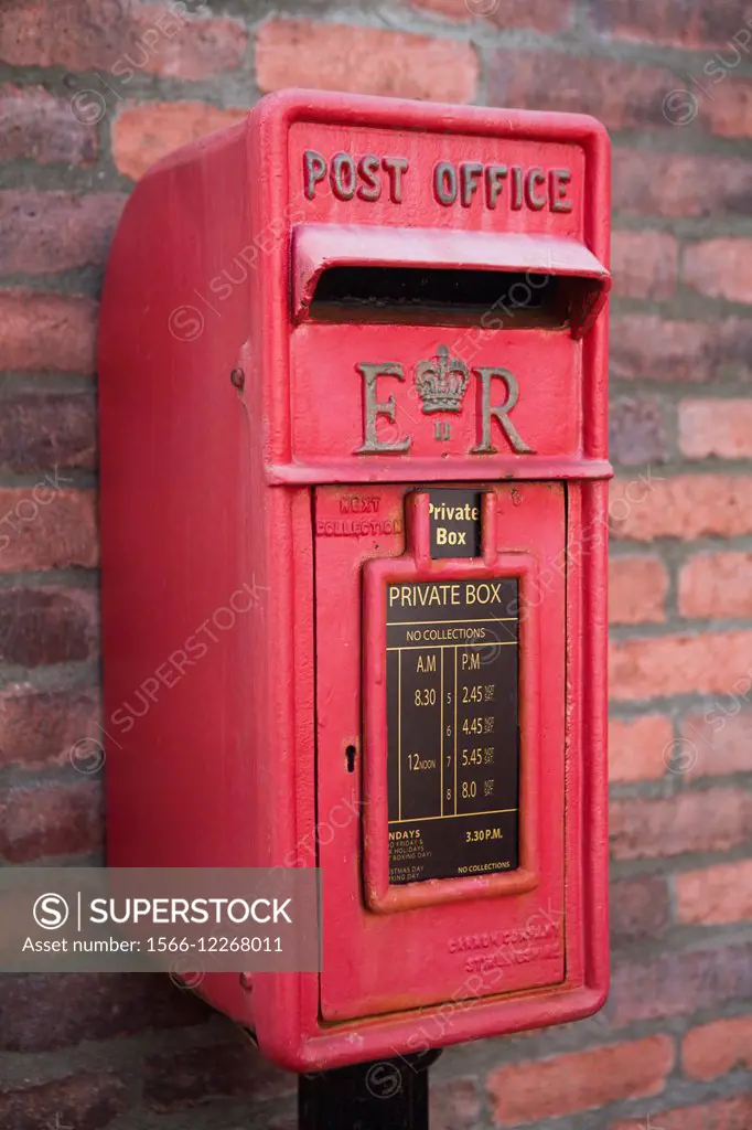 old postbox in Northern Ireland.