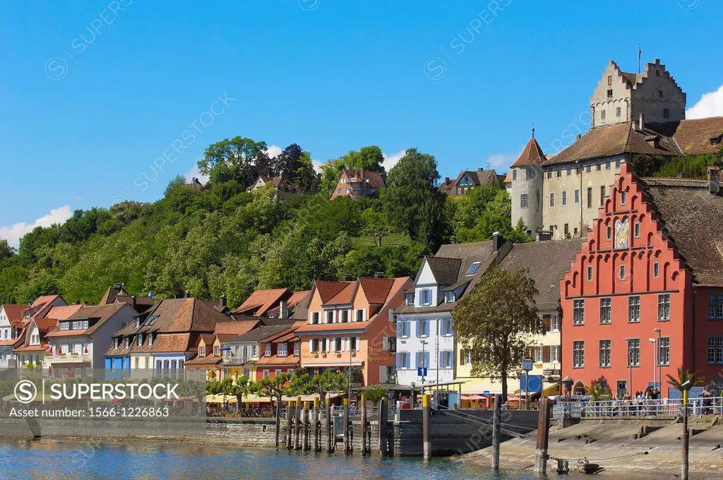 Meersburg, Castle, Lake Constance Bodensee, Baden-Wuerttemberg, Germany, Europe
